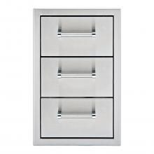 Delta Heat 13-Inch Stainless Steel Triple Access Drawer - DHSD133-B image
