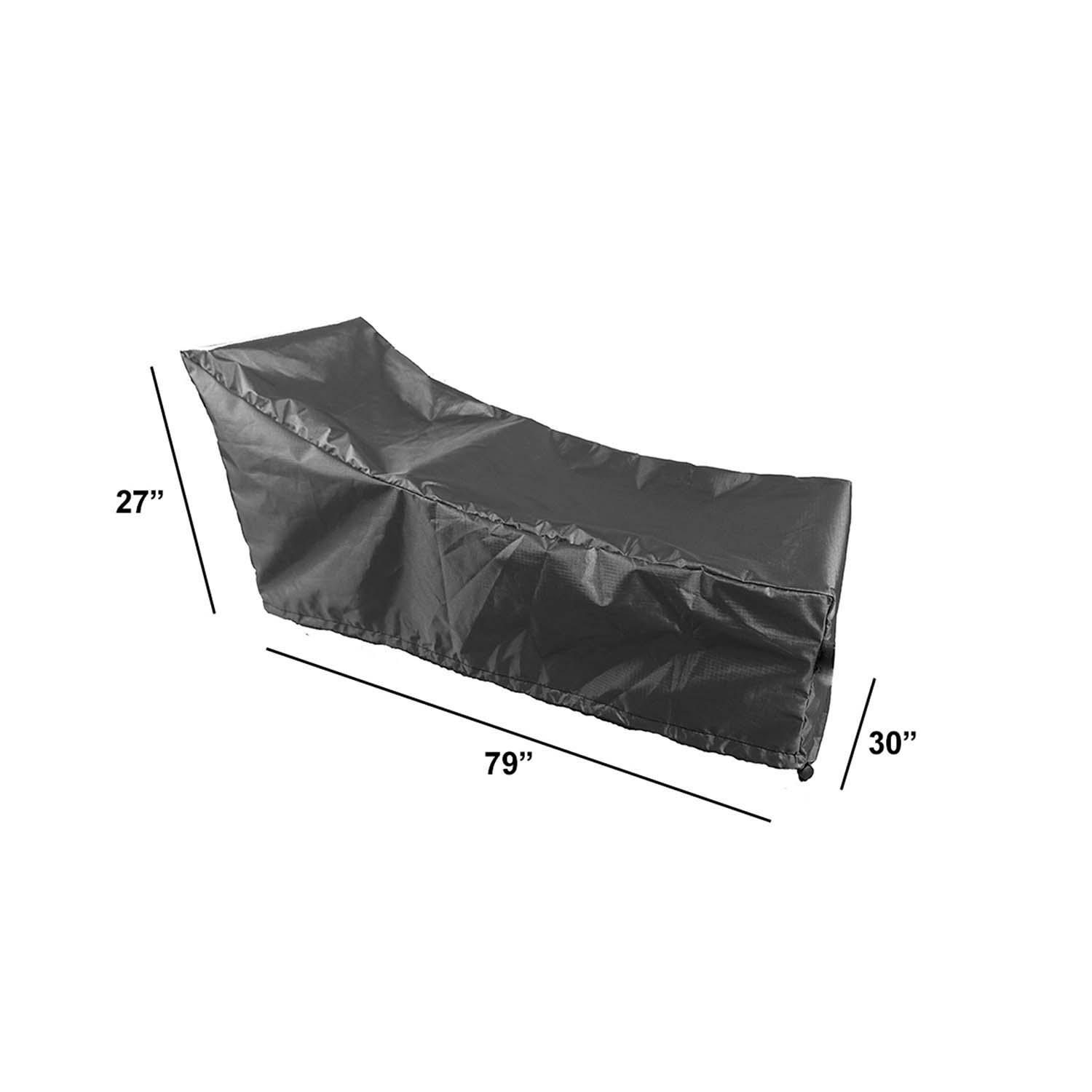 Weather Resistant Cover For Chaise Lounge by Lakeview Outdoor Designs - White Background thumbnail