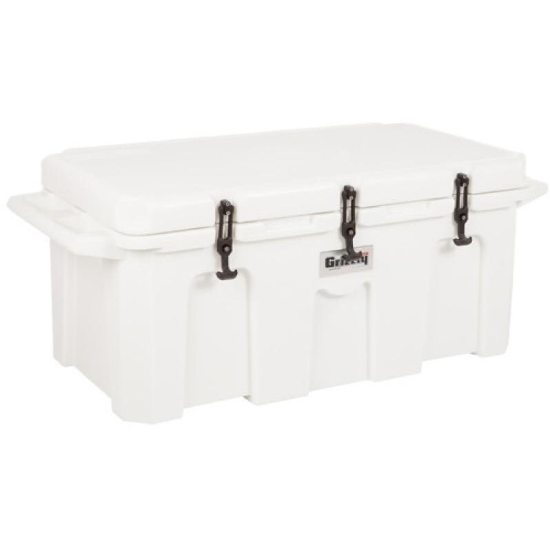 Grizzly Coolers 150 Quart Ice Chest White BBQGuys