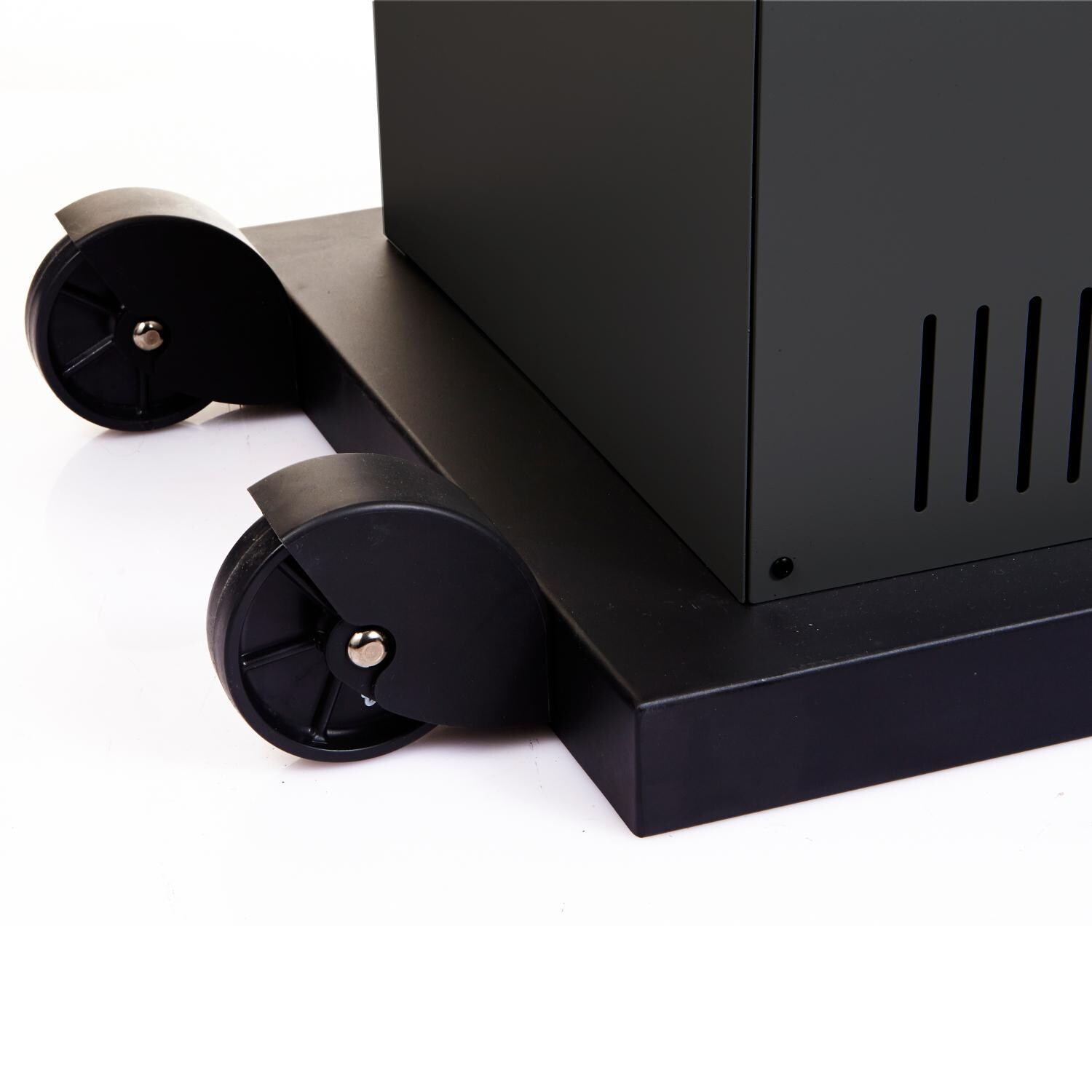 Bromic Heating BH0510005 Tungsten Smart-Heat 38,500 BTU Natural Gas Freestanding Portable Patio Heater - Wheels thumbnail