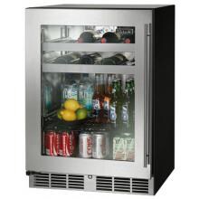 Perlick C-Series 5.2 Cu. Ft. Left Hinge Built-In Beverage Center - Stainless Steel - HC24BB-3-3L