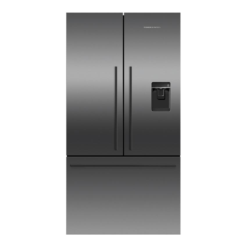 Fisher Paykel ActiveSmart 20.1 Cu. Ft. French Door Refrigerator With Water Dispenser - Black Stainless Steel - RF201ADUSB5 image