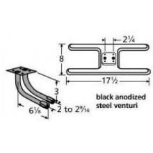 Stainless Steel H Twin, Centered, 2.25 Inch Offset Burner 10902-78202 image