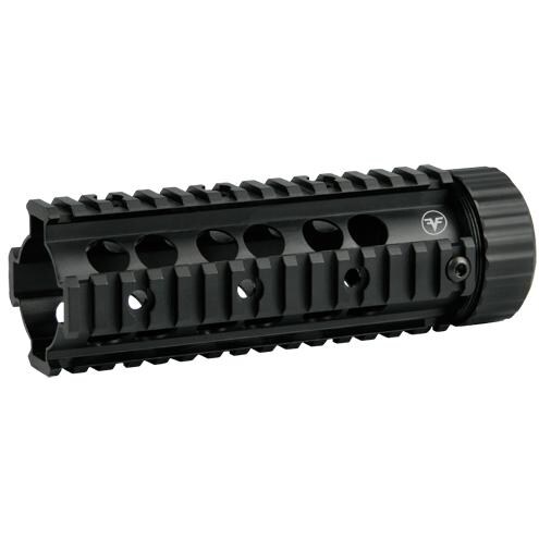 Firefield 6.9 In Carbine Free Floating Quad Rail - Black - FF34004