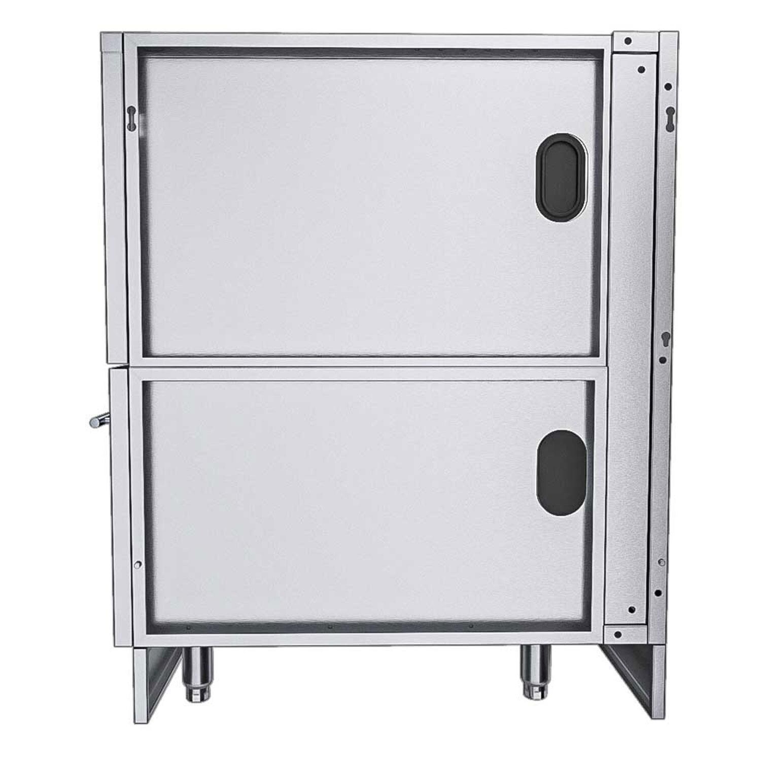 Sunstone SAC44HGDC 44 In. Sunstone Base Cabinet for Up To 38 In Pellet Grill - Side View - White Background thumbnail