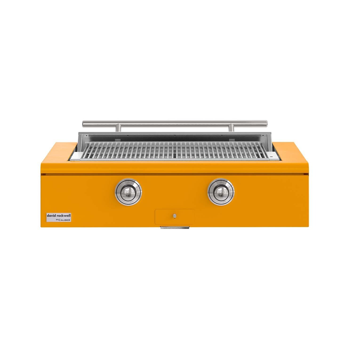 Caliber 42-in Propane Built-In Rockwell Grill - Saffron w/ Chrome Hardware - CRG-42BL00-A-103-H02
