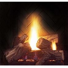 Monessen Mojo 27-Inch Vent Free Gas Log Set W/ Natural Gas Natural Blaze Burner - Hi / Lo Thermostatic Remote Control