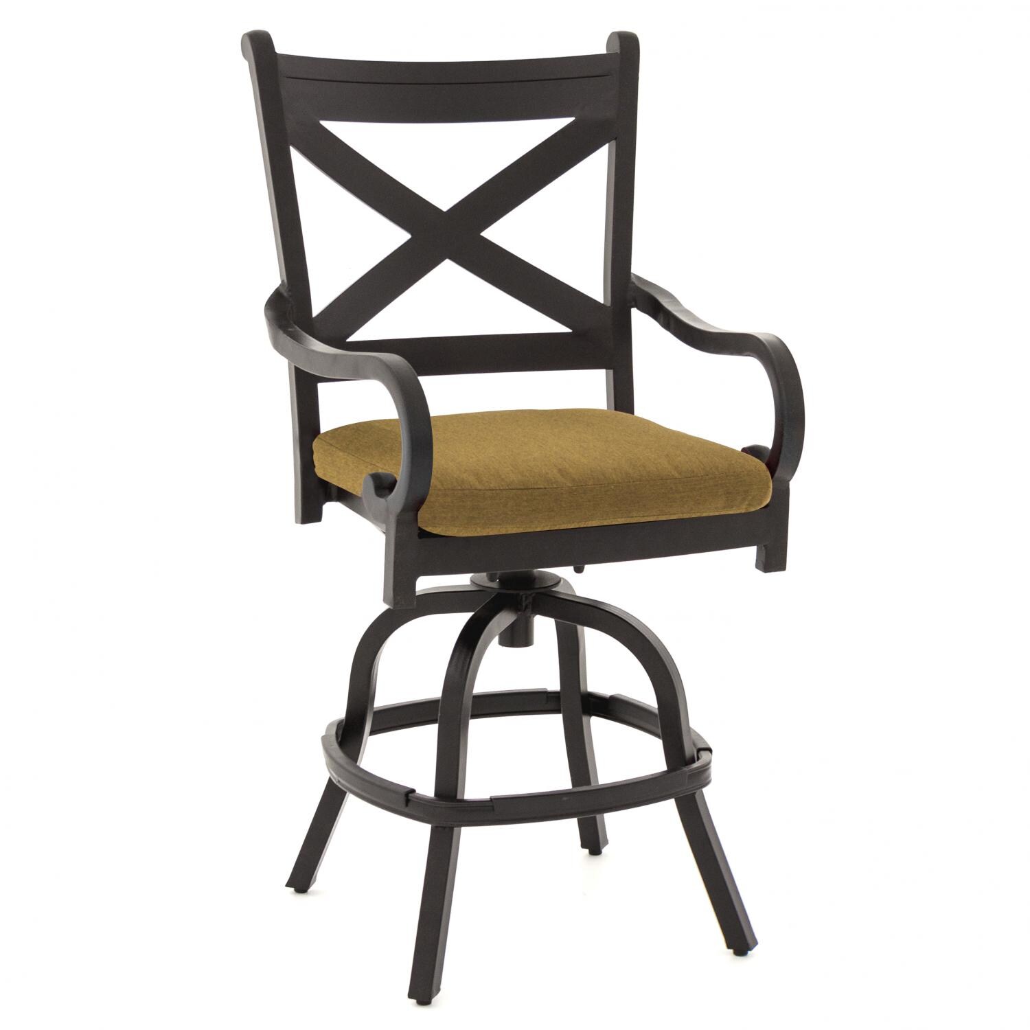 Avondale NLG400/401/408/409 Dining Chair And Bar Stool Cushion - Bar Stool - Sunbrella Canvas Teak thumbnail
