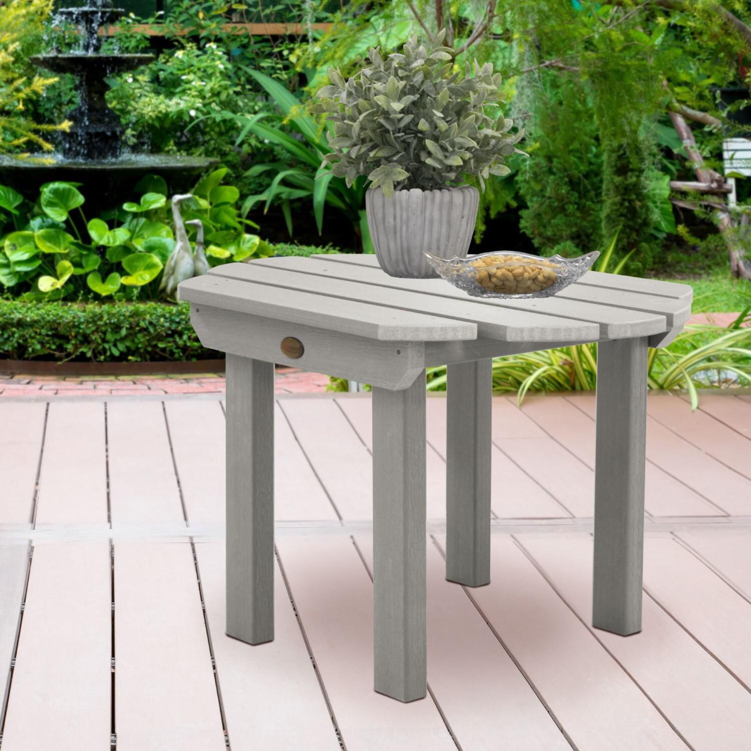 Lakeview Paradise Key Side Table - Harbor Gray