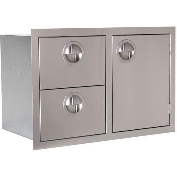 Luxor Slimline 30 Inch Access Door Double Drawer Combo Aht