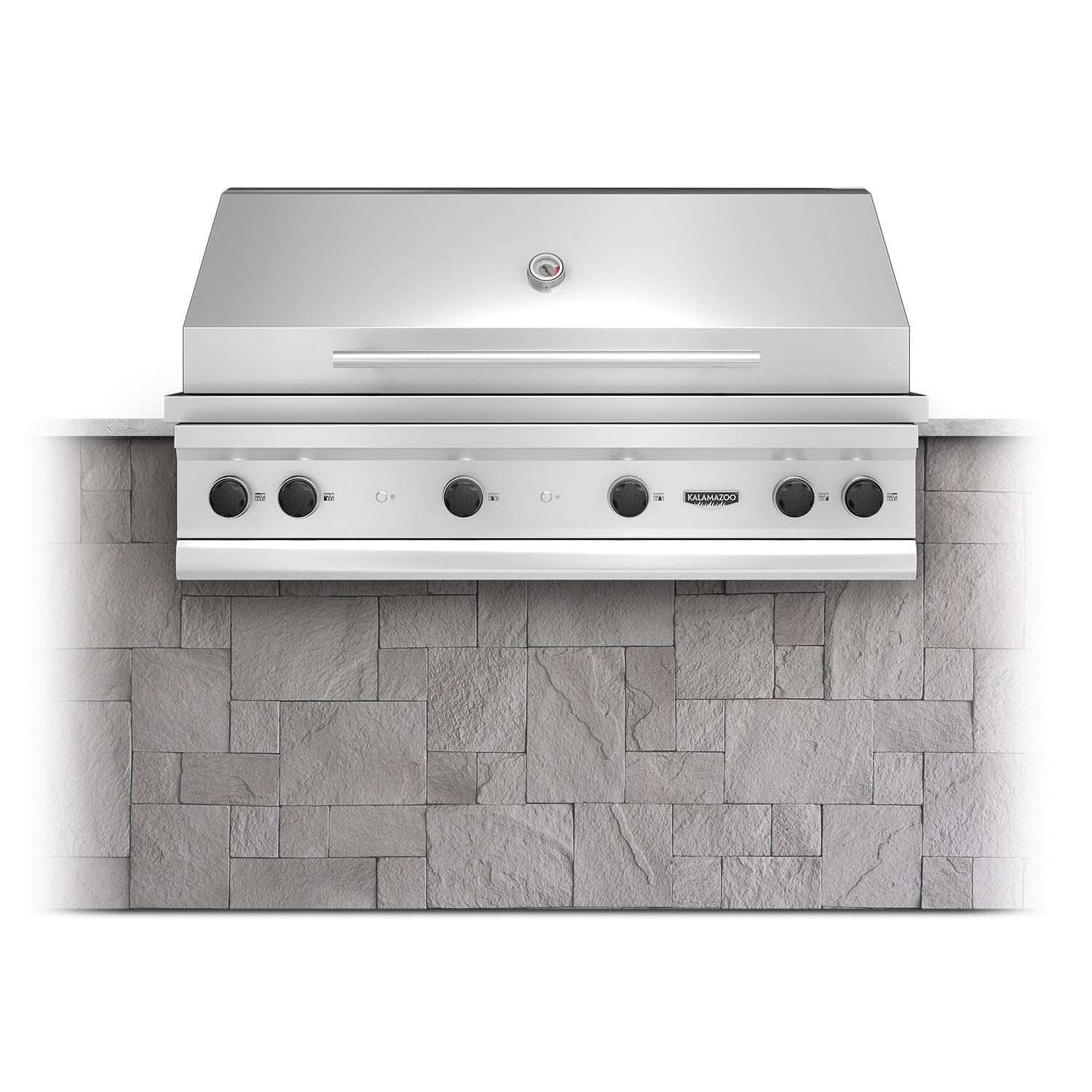 Kalamazoo K54DB Built-In Echo Gas Grill - 20 lb Propane Cylinder - Marine-Grade - K54DB-1-2-NA-LPCYL-M6
