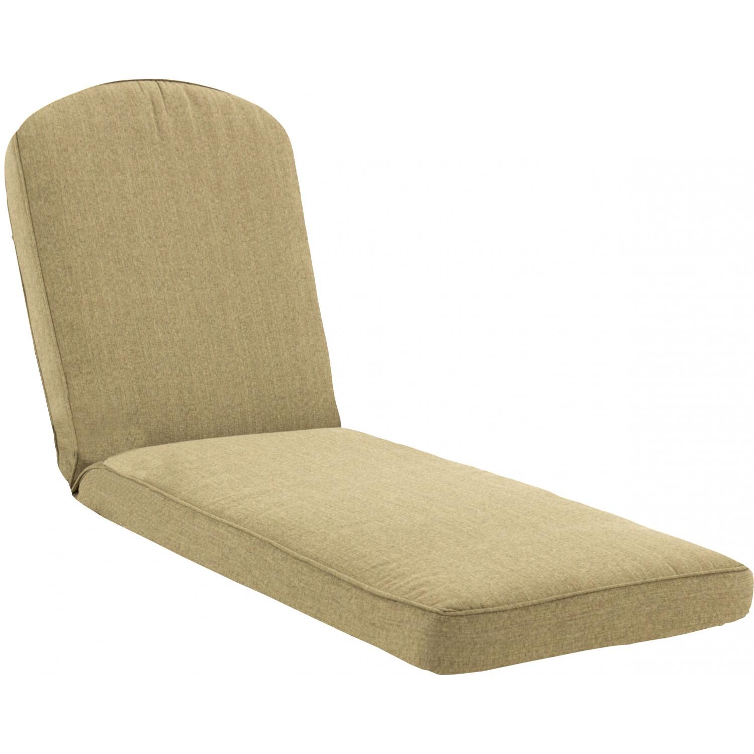 Sunbrella Linen Sesame Extra Long Outdoor Replacement Chaise Lounge