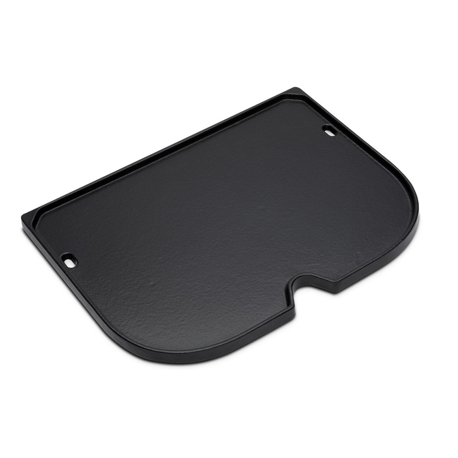 Weber 6612 Cast Iron Griddle - Side View - White Background thumbnail