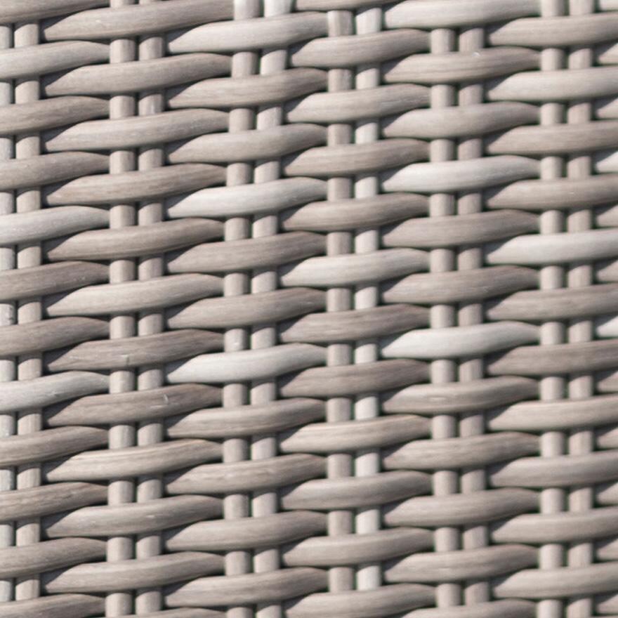 Palma Luxe 4 Pc Wicker Seating Set in Oyster / Spectrum Indigo - Frame - Color Swatch thumbnail