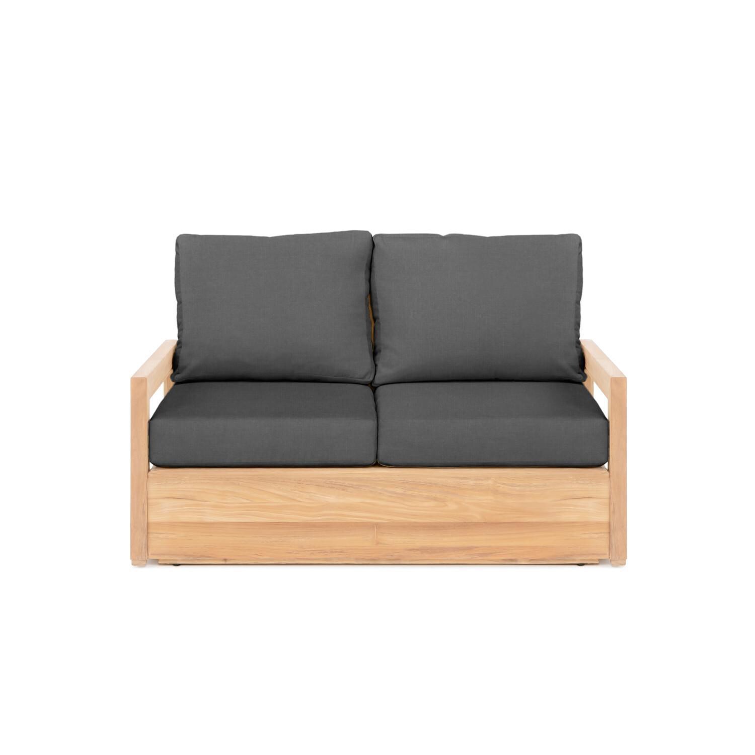 Relax Loveseat in Carbon By Teak + Table