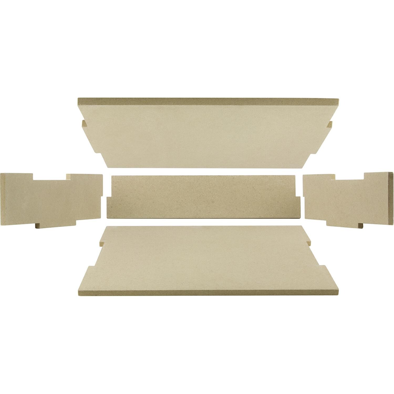 BakerStone 16-Inch Portable Propane Gas Grill With Pizza Oven Box & Cart - Refractory Pizza Stone Assembly thumbnail