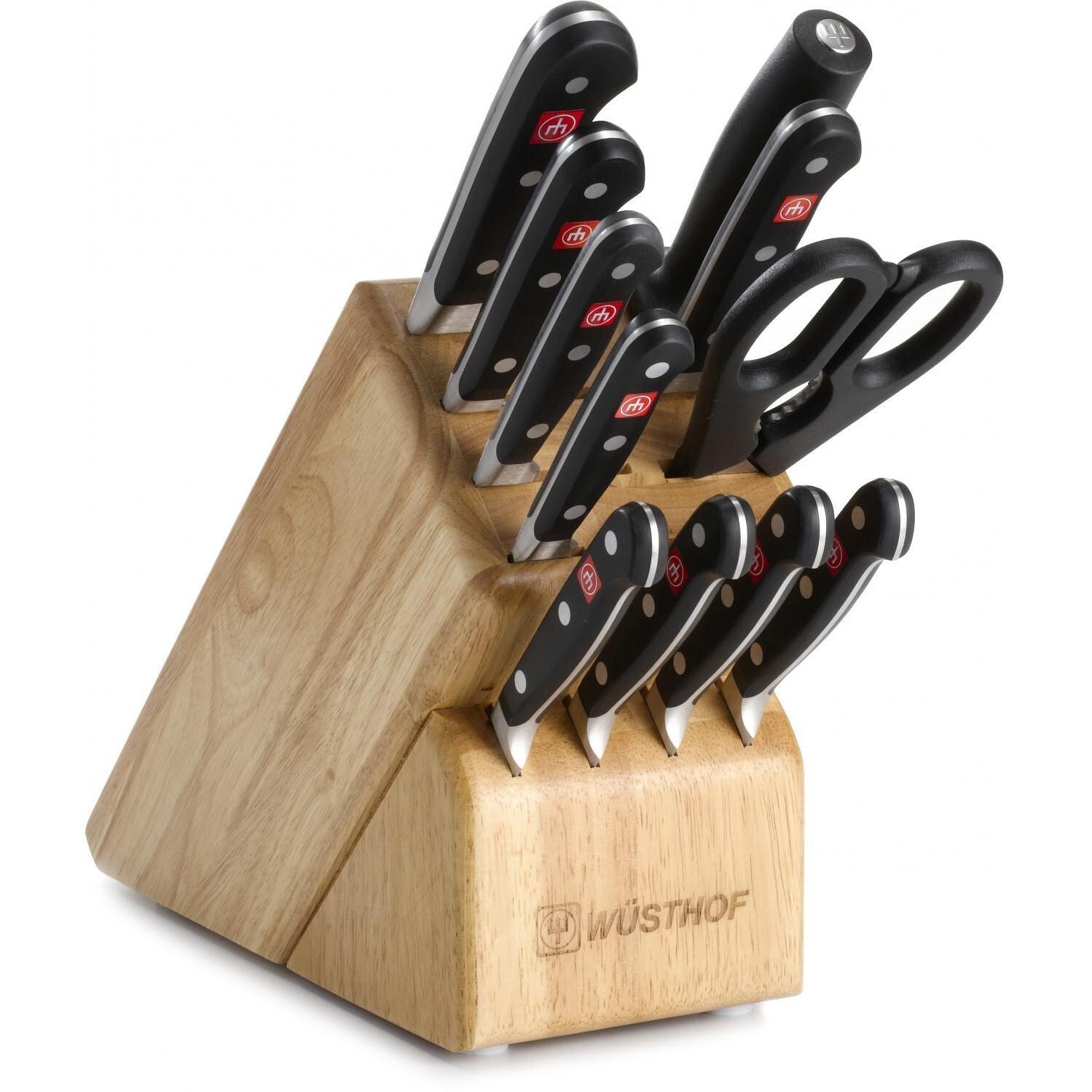 Wusthof Classic 12-Piece Knife Block Set - Natural thumbnail