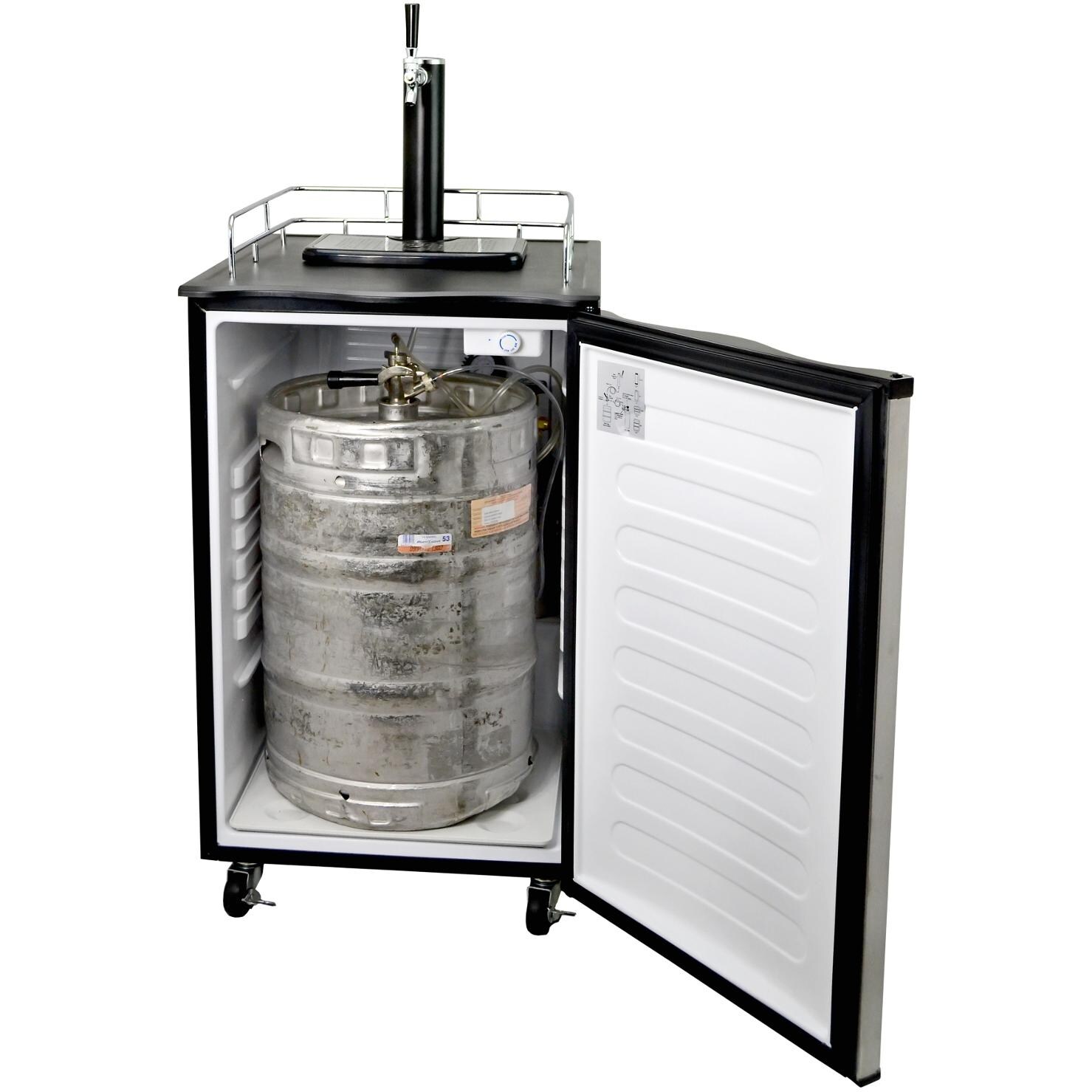NewAir 26Inch Kegerator / Beer Dispenser Stainless Steel Door