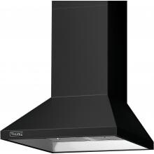 Viking 30-Inch 460 CFM Chimney Wall Hood - Black - RVCH330BK image