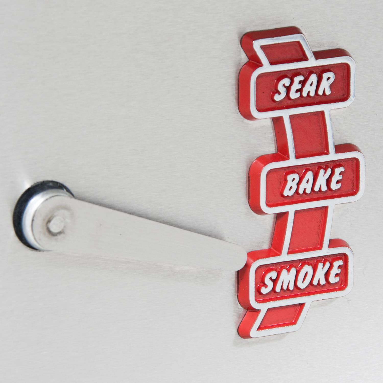 Hasty-Bake Gourmet Stainless Steel Charcoal Grill - Cooking Style Indicator thumbnail