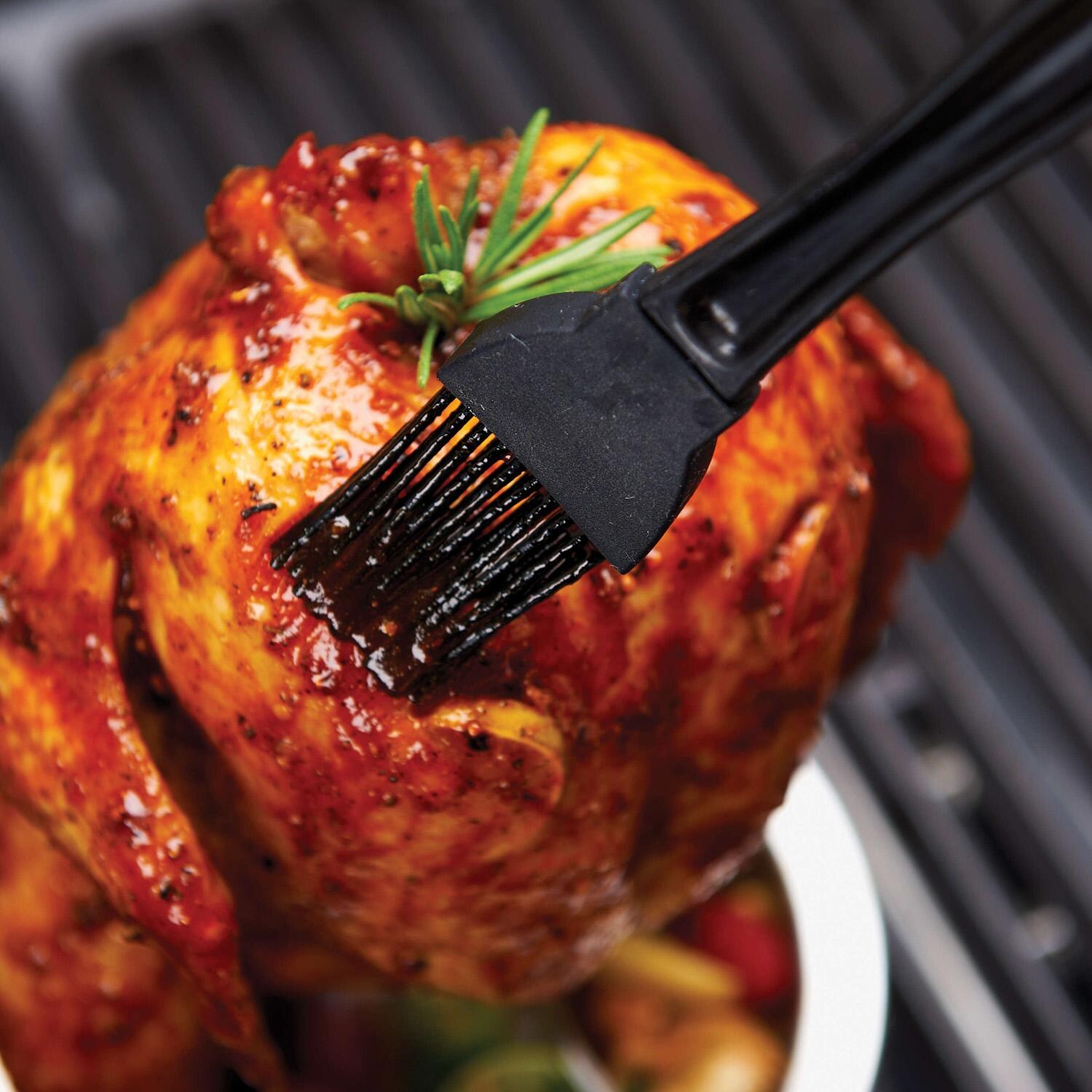 GrillPro Stainless Steel Chicken Roaster - 41333 - With Baster - Lifestyle thumbnail