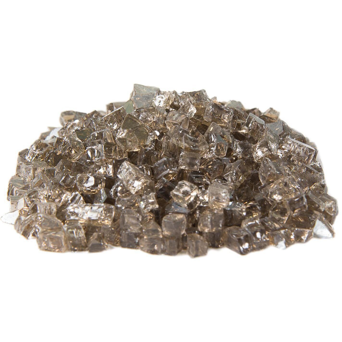 Lakeview Outdoor Designs 1/4-Inch Monochrome Gray Reflective Fire Glass thumbnail