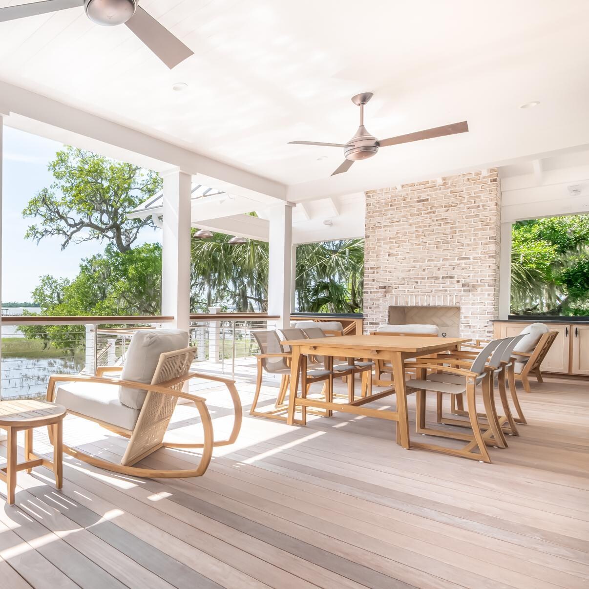 Teak + Table Capri Extend 72/96 Inch Dining Table W/ Extension - Lifestyle thumbnail