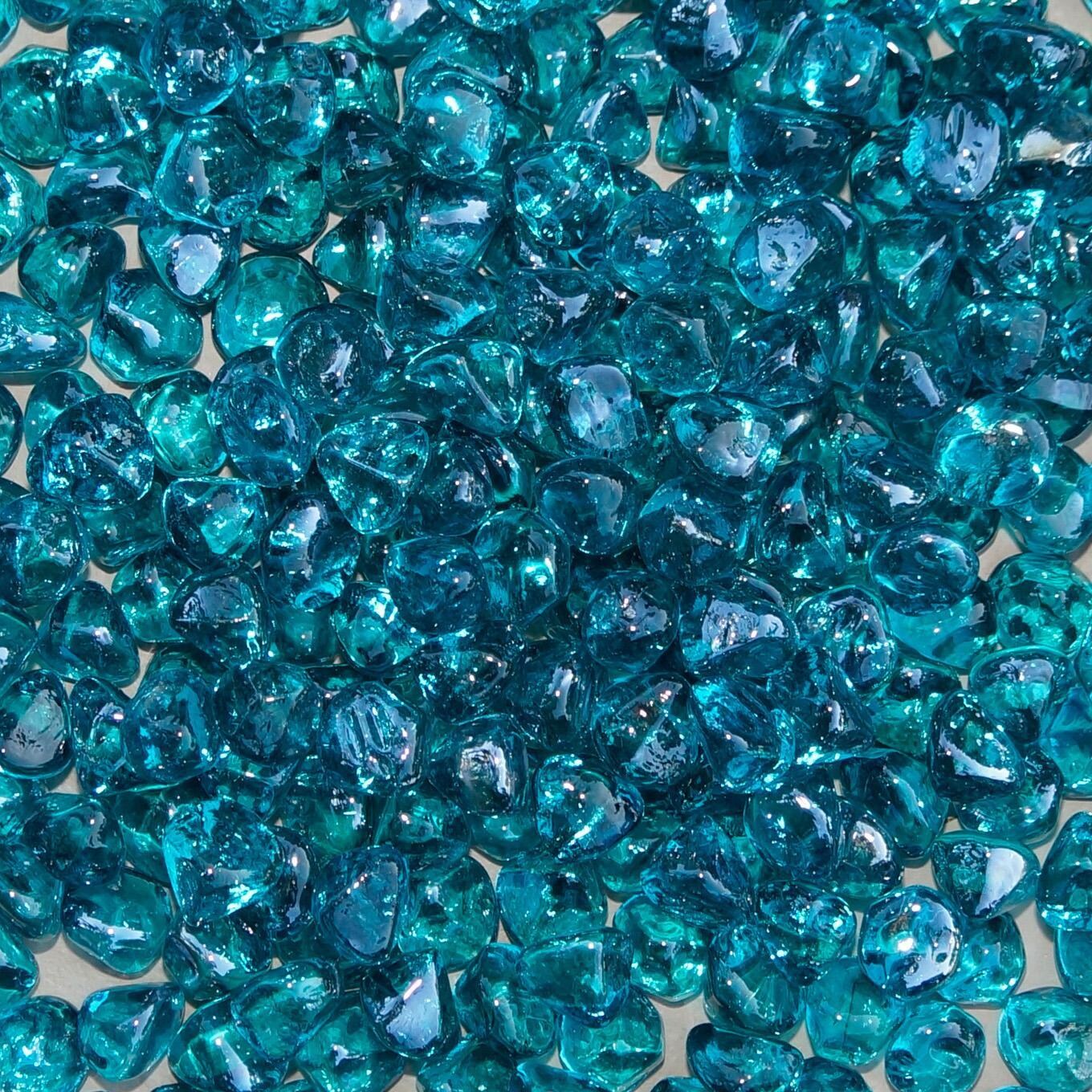 Darlee Ten Star 5-Piece Patio Propane Fire Pit Deep Seating Set with Cushions and 47 Inch Round Fire Pit Chat Table and Fireglass - Fire Glass - Detail thumbnail