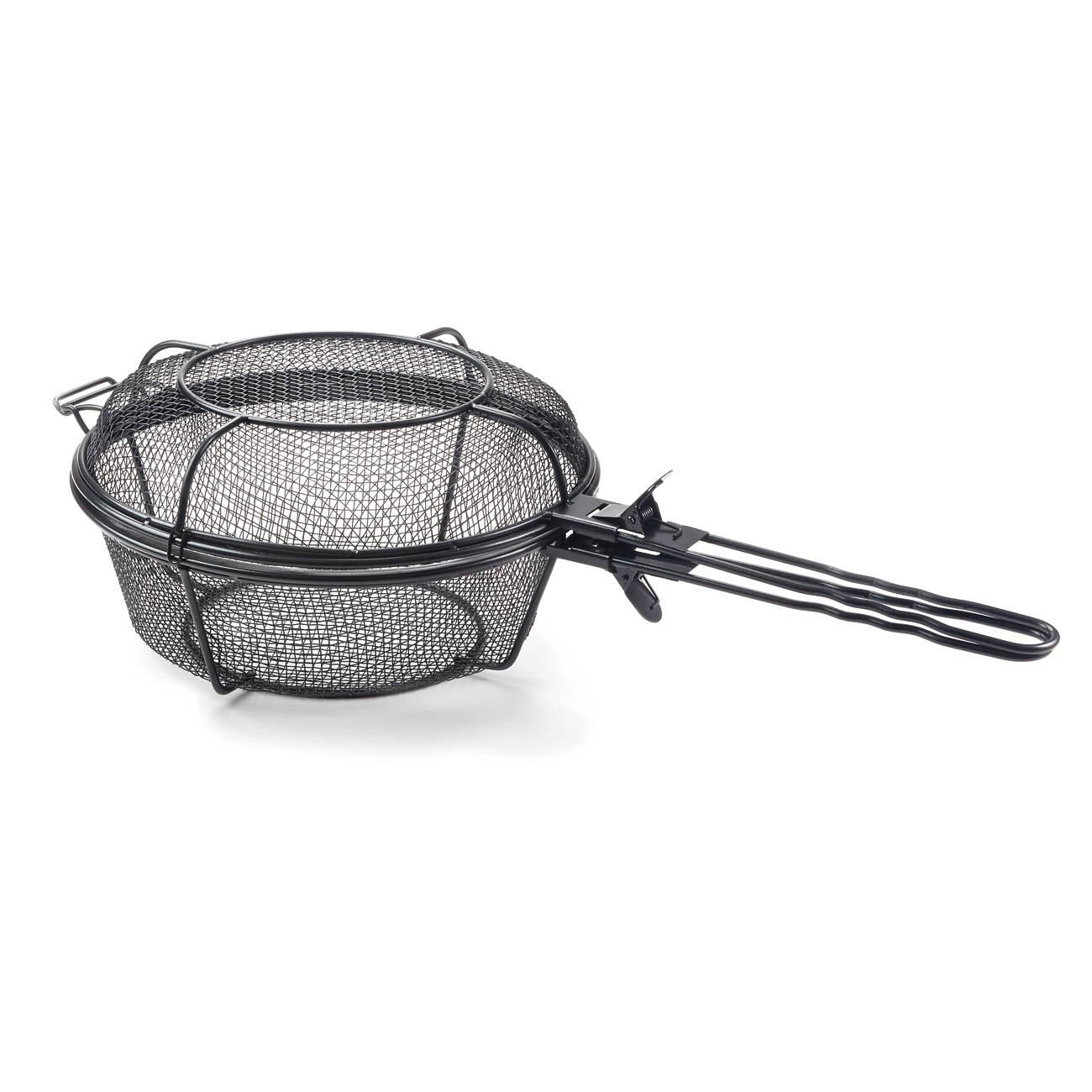 Jumbo Non-Stick 3-In-1 Chef's Grill Basket And Skillet - Full View thumbnail