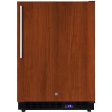 Summit 24-Inch 4.72 Cu Ft. Commercial Rated Freezer - Custom Panel / Black Cabinet - SCFF53BIF image