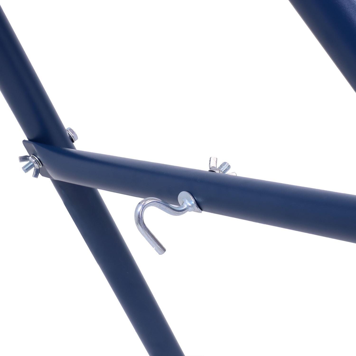 Ultimate Patio Steel Universal Multi-Use Hammock Stand - Blue - Stand Detail thumbnail