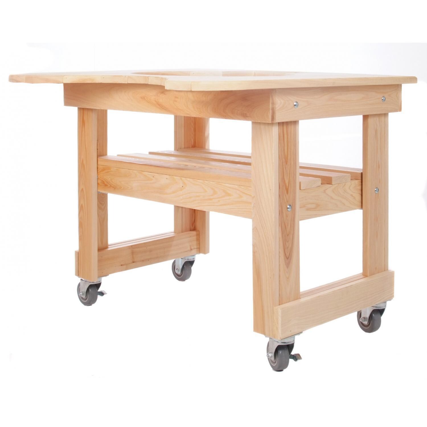 Primo PG00600 Curved Cypress Table - Side View thumbnail