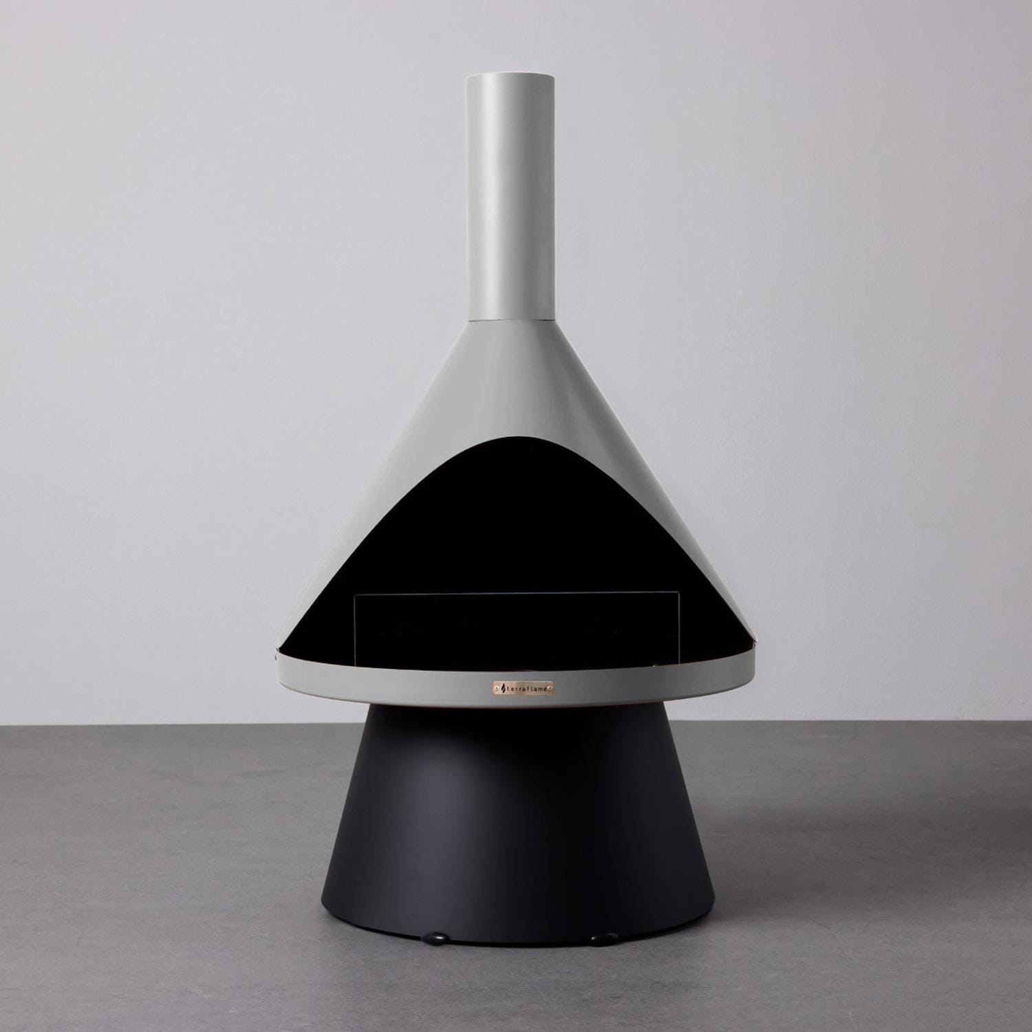 TerraFlame Lloyd Modern Gel Fuel Fireplace - Cool Grey - Display thumbnail