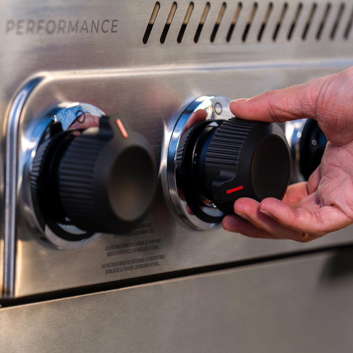 Charbroil 463463225 5-Burner Propane Grill - Stainless - Control Knob - Detail thumbnail