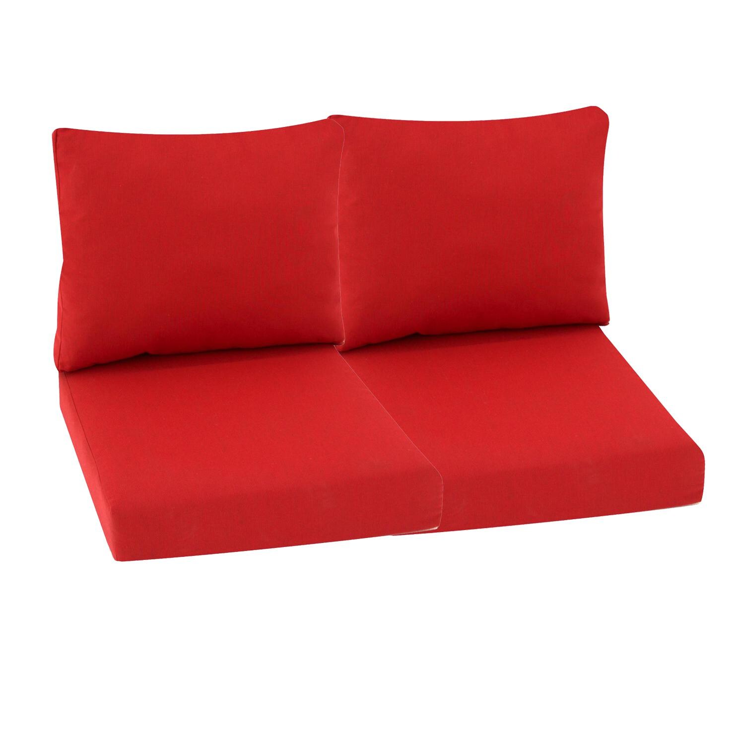 Avondale NLG404 Loveseat Cushion Set - Sunbrella Spectrum Crimson thumbnail