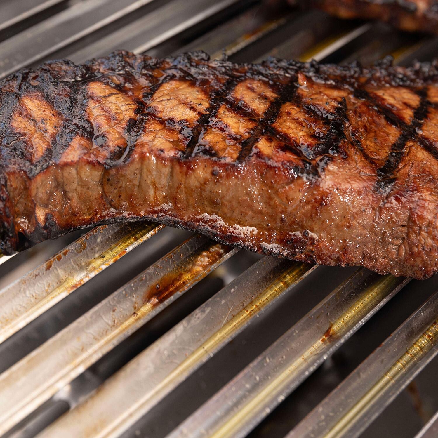 Broil King Stainless Steel Imperial/ Regal V-Grid Cooking Grid - 11353 - Up Close - Detail thumbnail