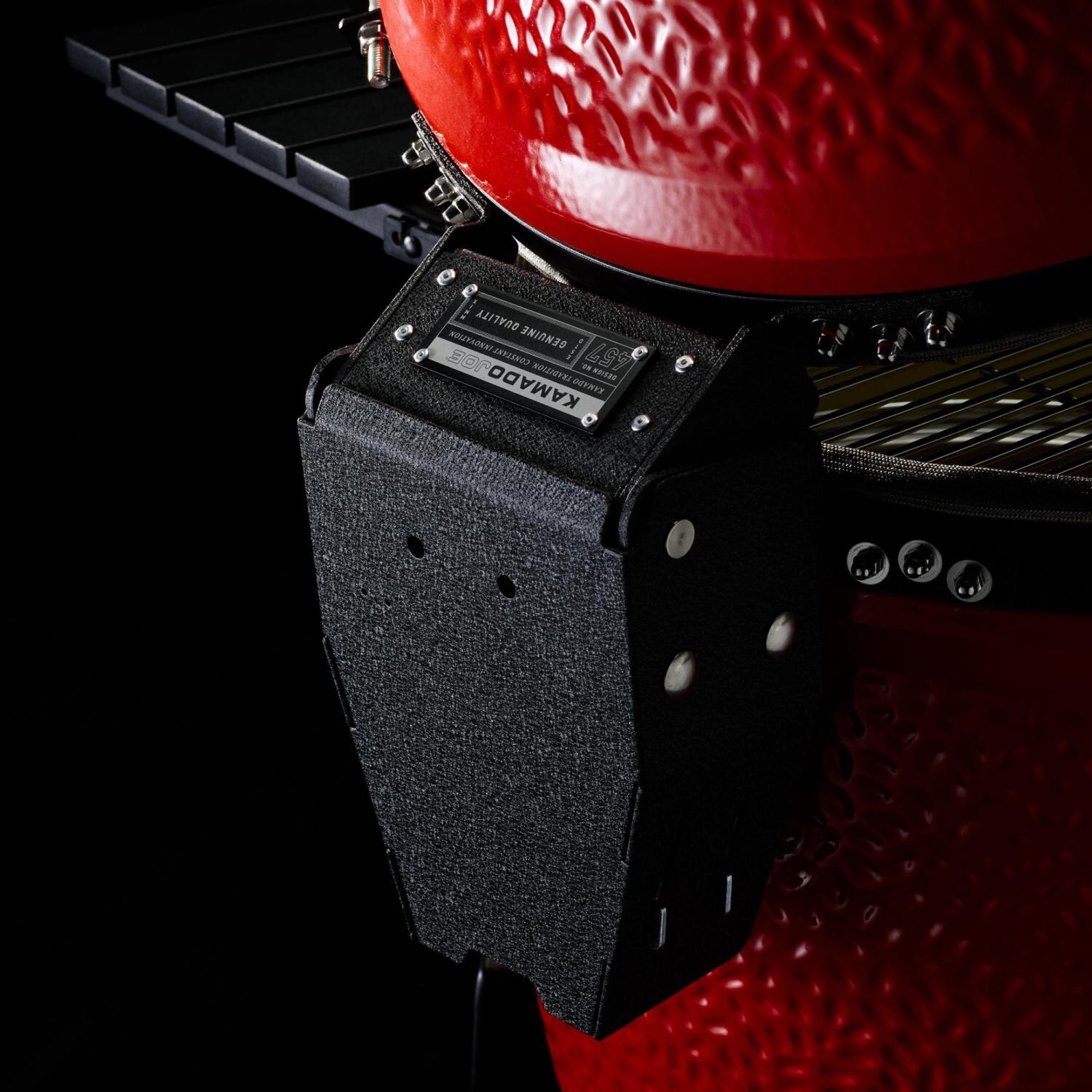 Kamado Joe® KJ15040721 Classic Joe™ III Standalone 18-inch Charcoal Grill w/ Grill Gripper, and Ash Tool - Red - Hinge thumbnail