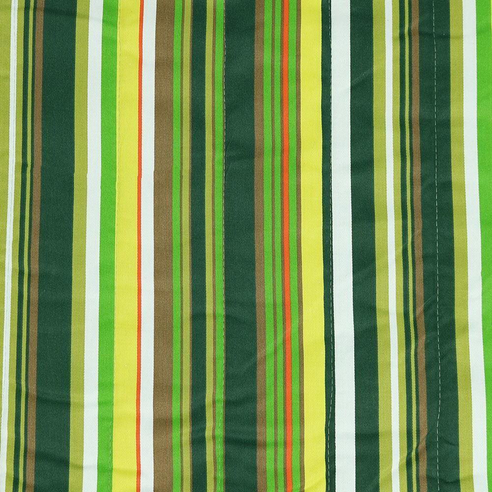 Ultimate Patio Quilted Double Hammock w/ 12-Foot Stand - Melon Stripe - Fabric Detail thumbnail