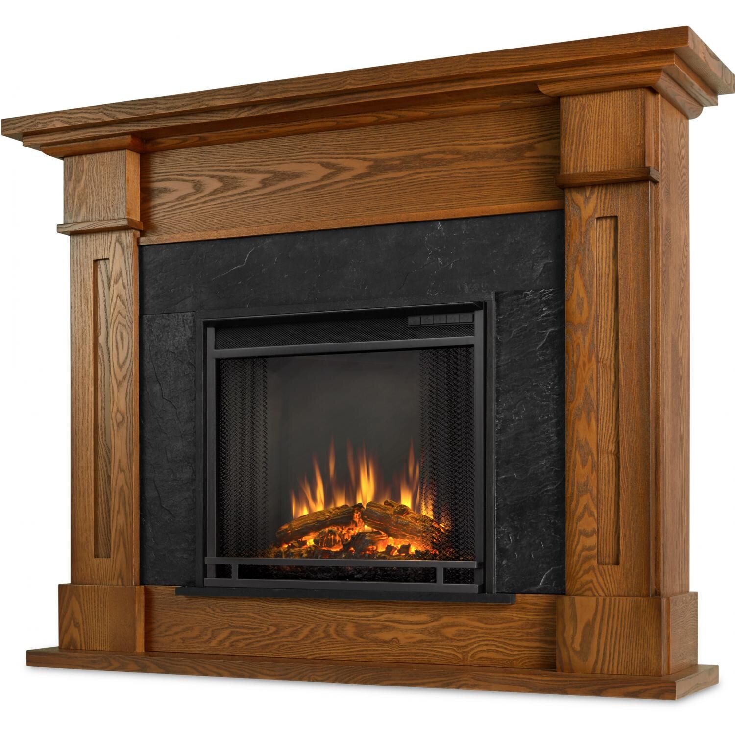 Real Flame Kipling 53-Inch Electric Fireplace With Mantel ...