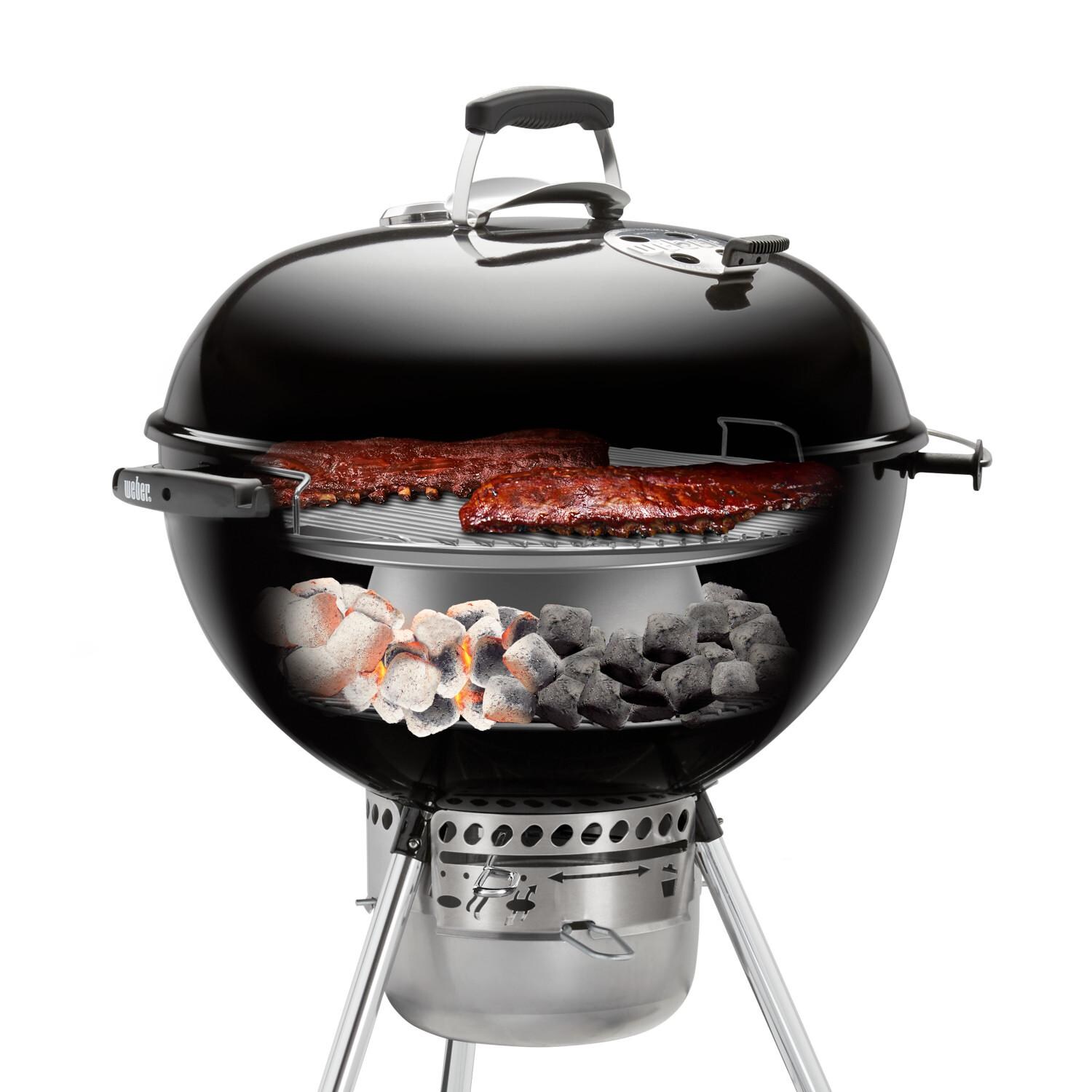 Weber 7666 Stainless Steel Charcoal Heat Controller For 22-Inch Kettle Grills - Low and Slow Cooking thumbnail