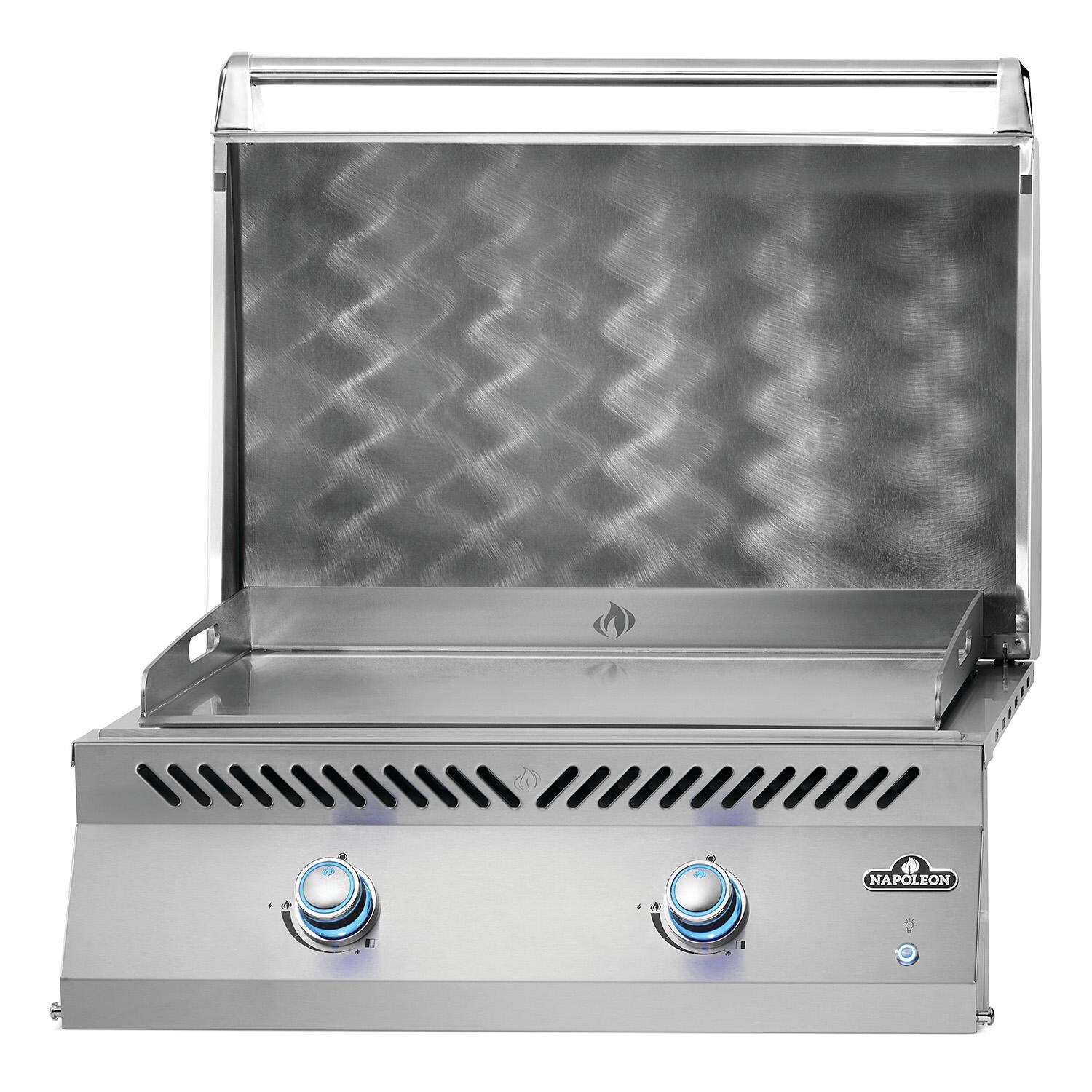 Napoleon BIG32FTNSS 700 Series 32 Inch Built-in Natural Gas Griddle - Off - White Background thumbnail