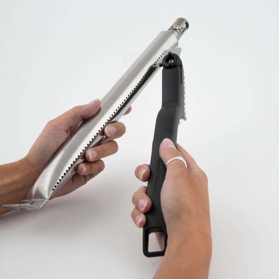 Broil King Stainless Steel Venturi/ Maintenance Brush Kit - 2 Pack - 64310 - Cleaning Holes - White Background thumbnail