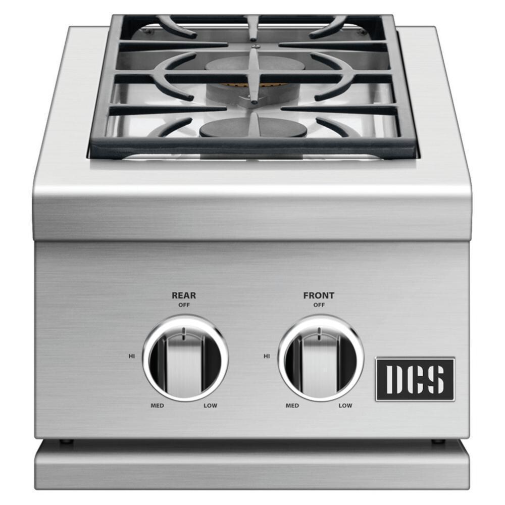 DCS Series 9 14-Inch Built-In Natural Gas Double Side Burner - White Background thumbnail