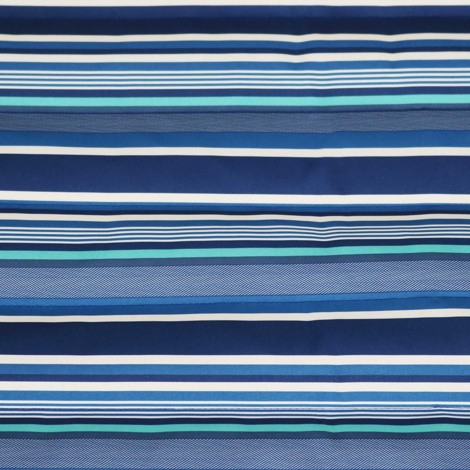 Ultimate Patio Quilted Double Hammock Pad & Pillow Set - Breakwater Stripe - Fabric Swatch thumbnail