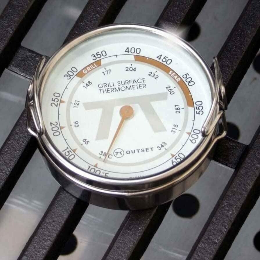 2-Inch Stainless Steel Grill Surface Thermometer