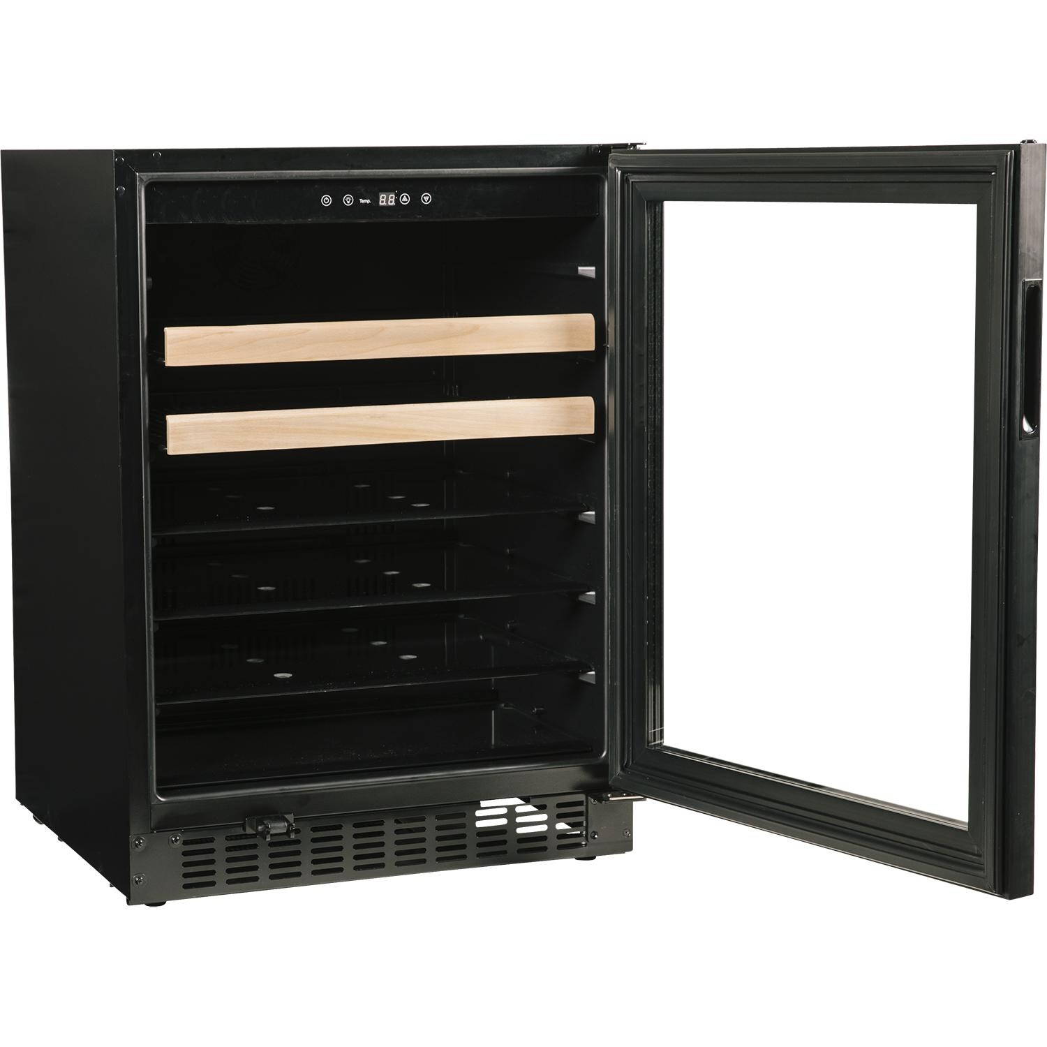Azure 24-Inch 5.1 Cu. Ft. Beverage Center - Custom Panel Ready - Door Open thumbnail