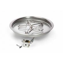 HPC 19-Inch Round Bowl Pan Propane Gas Penta Burner Insert - Match Light Ignition image