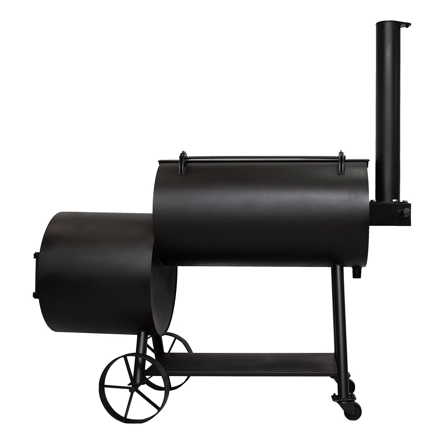 Old Country BBQ Pits G2-HD Gen 2 Smoker - Rear - White Background