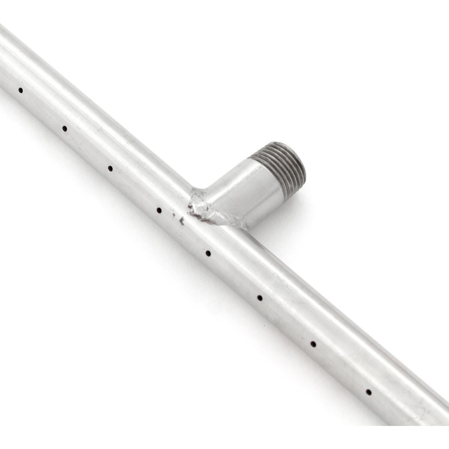 BBQGuys Signature Series 60-Inch Propane T-Style Burner - Stainless Steel - Gas Connection thumbnail