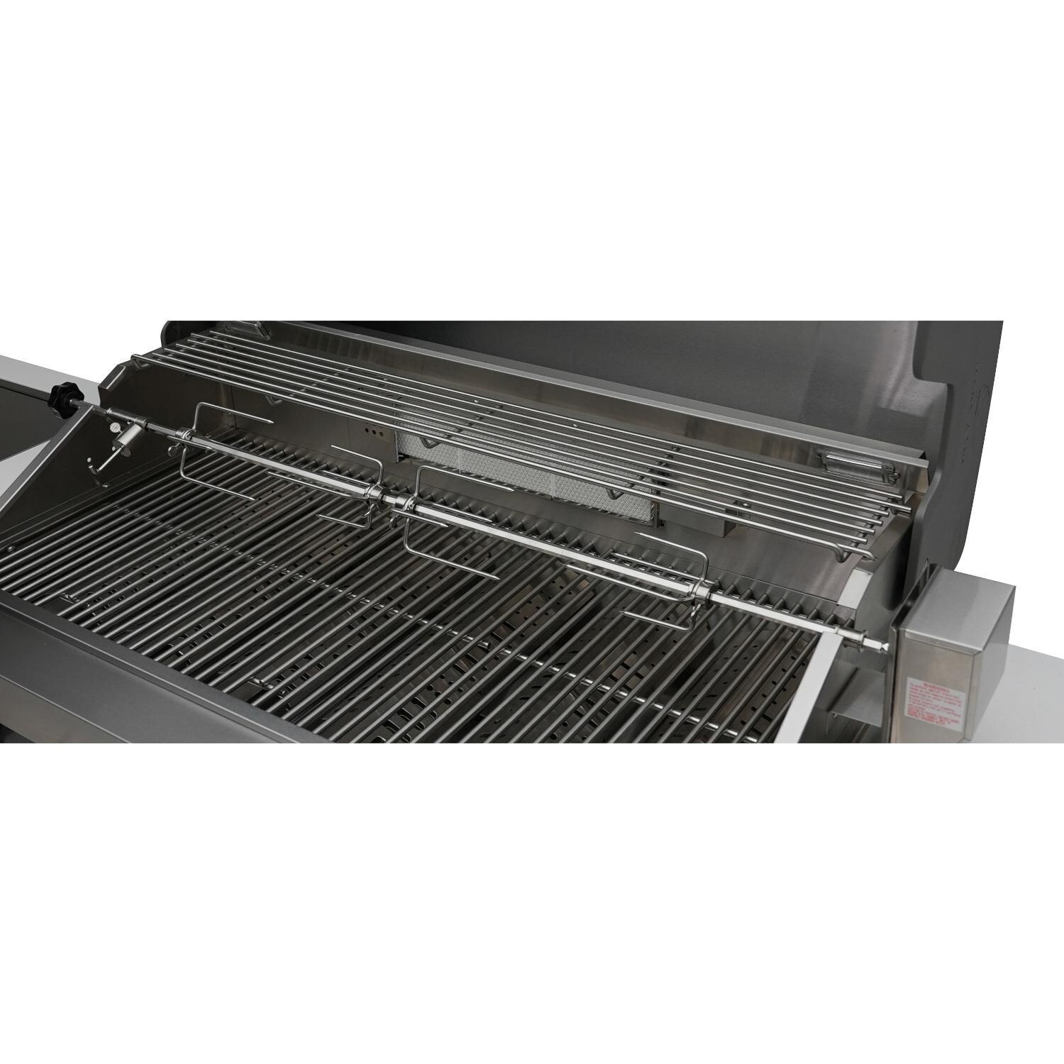 Mont Alpi MAi805-BSS45FC 805 Propane Island W/ 45 Degree Corners & Fridge Cabinet - Grill Grates - Detail thumbnail